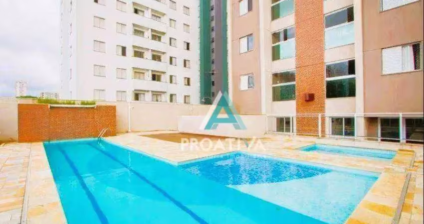 Apartamento à venda, 84 m² por r$ 640.000,00 - vila valparaíso - santo andré/sp