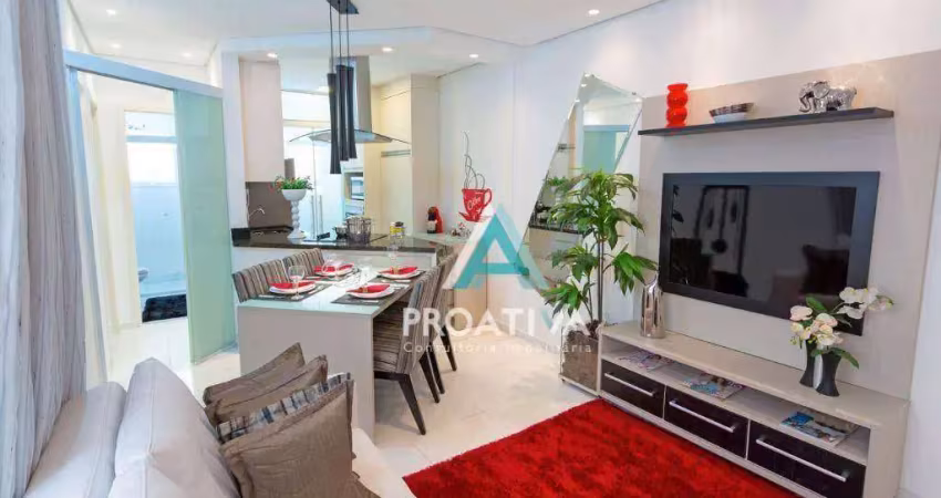 Apartamento com 2 dormitórios à venda, 56 m² por r$ 500.000,00 - jardim olavo bilac - são bernardo do campo/sp