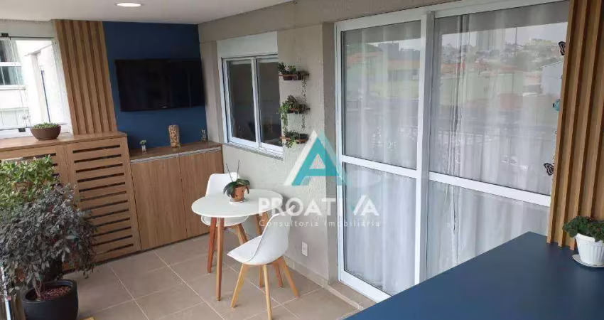 Apartamento com 2 dormitórios à venda, 90 m² por r$ 1.330.000,00 - olímpico - são caetano do sul/sp