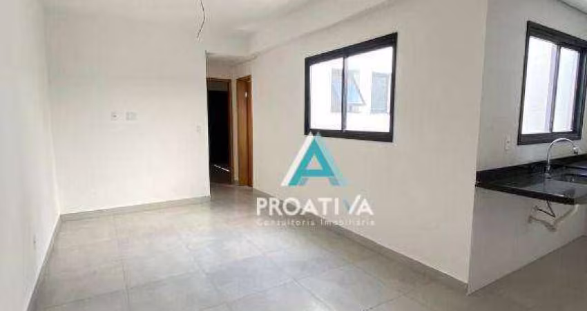 Apartamento Garden com 2 dormitórios à venda, 46 m² - Vila Guiomar - Santo André/SP