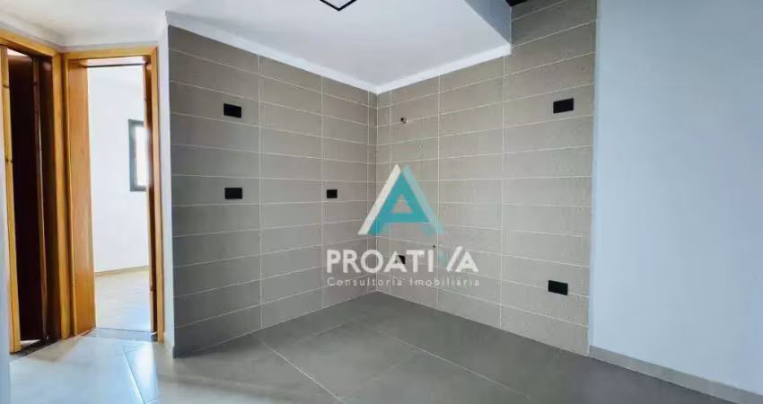 Apartamento com 2 dormitórios à venda, 43 m² por r$ 325.000,00 - vila scarpelli - santo andré/sp