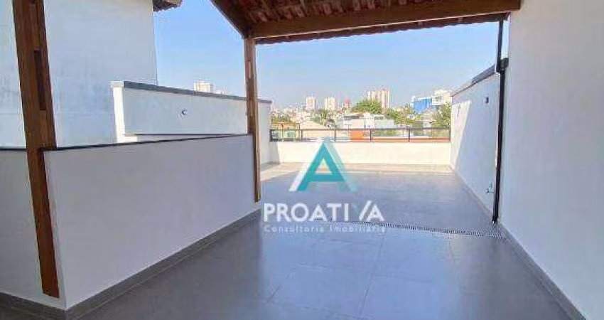 Cobertura com 2 dormitórios à venda, 79 m² - Vila Guiomar - Santo André/SP