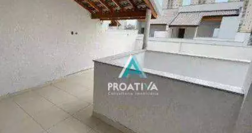 Cobertura com 2 dormitórios à venda, 96 m² - Vila Humaitá - Santo André/SP