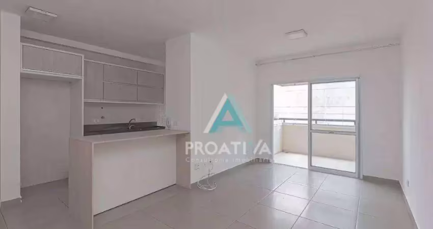 Apartamento com 2 dormitórios para alugar, 80 m² por r$ 3.551,00 - campestre - santo andré/sp