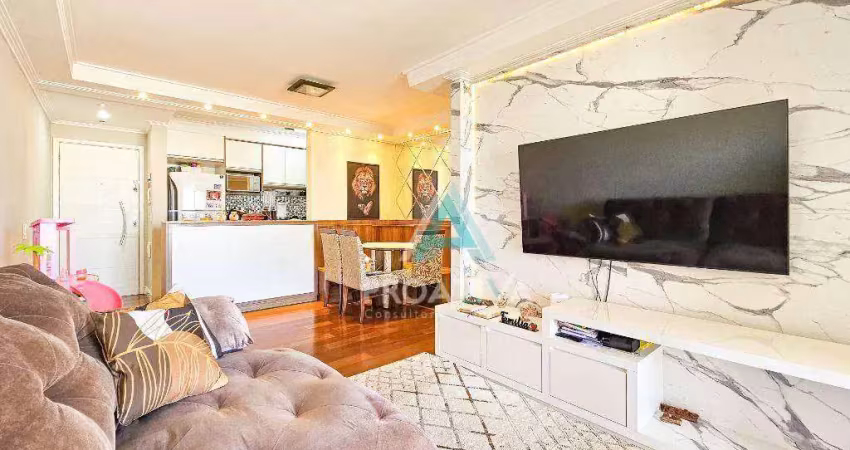 Apartamento com 3 dormitórios à venda, 94 m² por r$ 850.000,00 - vila valparaíso - santo andré/sp