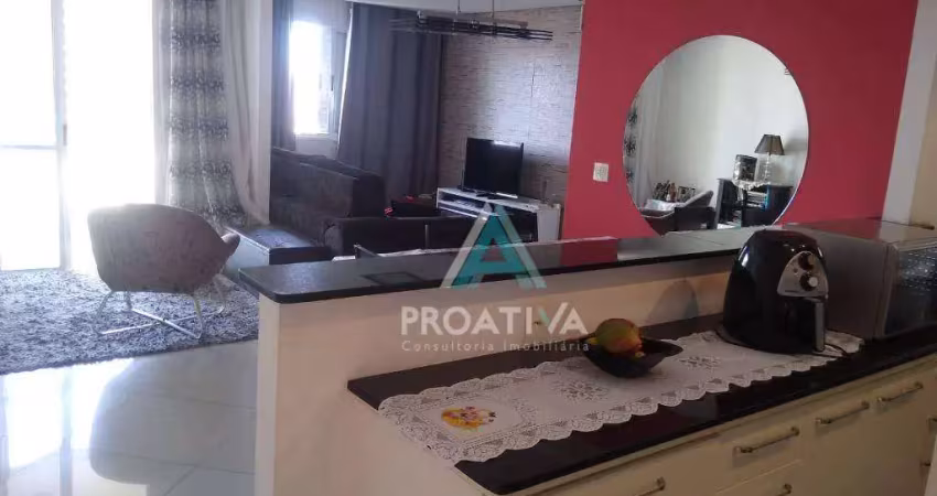 Apartamento com 3 dormitórios à venda, 75 m² por r$ 595.000,00 - vila alzira - santo andré/sp