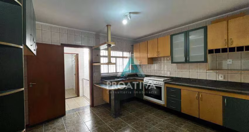Sobrado com 2 dormitórios para alugar, 117 m² por r$ 3.529,02 - jardim - santo andré/sp