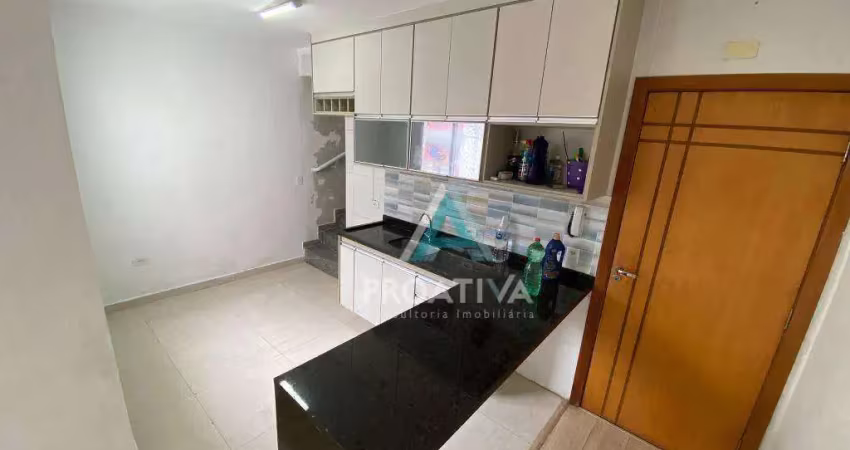 Cobertura com 2 dormitórios, 104 m² - venda ou locação vila linda  santo andré/sp