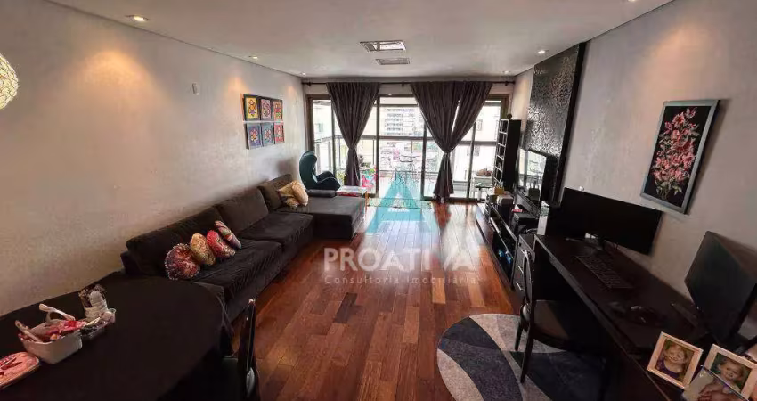 Apartamento com 3 dormitórios à venda, 157 m² por r$ 2.335.000,00 - jardim - santo andré/sp