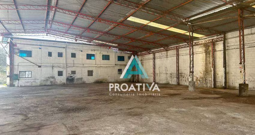 Galpão para alugar, 1841 m² por r$ 42.024,18/mês - demarchi - são bernardo do campo/sp