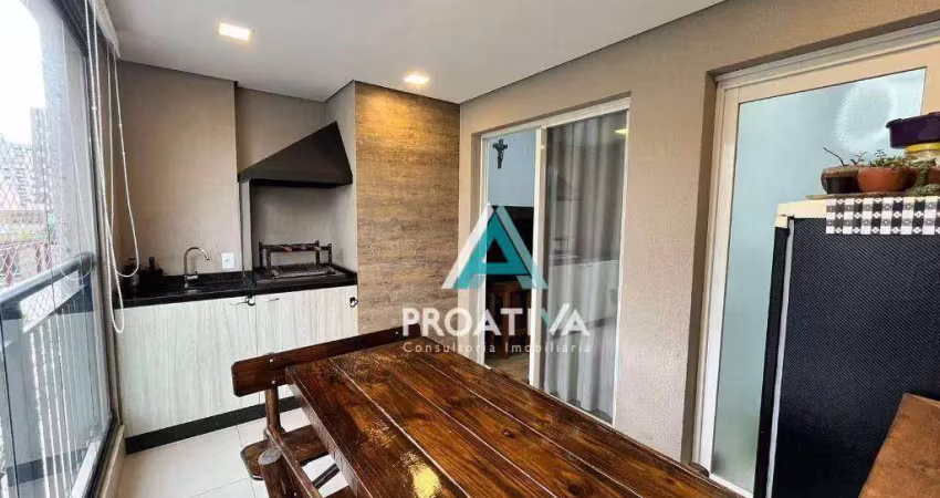 Ótimo apartamento a venda com 3 dormitórios em santo andré
