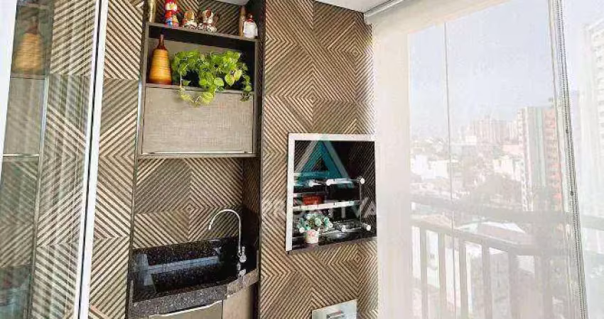 Apartamento com 3 dormitórios à venda, 118 m² por r$ 1.275.000,00 - vila valparaíso - santo andré/sp