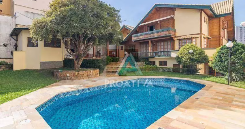 Casa com 5 dormitórios, 540 m² venda ou locação   jardim bela vista - santo andré/sp