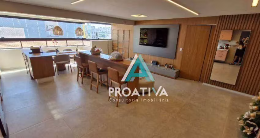 Apartamento com 3 dormitórios, 125 m² - vila santa teresa - santo andré/sp