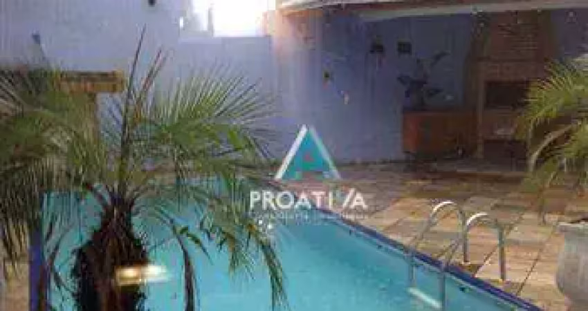 Sobrado com 4 dormitórios à venda, 311 m² - vila valparaíso - santo andré/sp