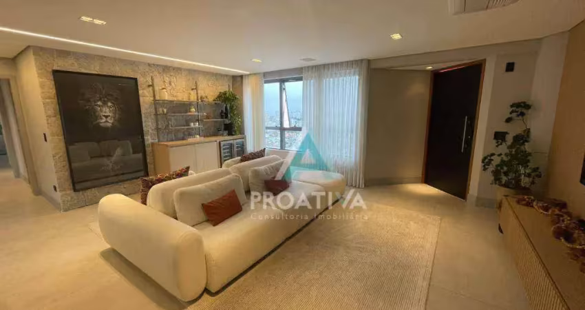 Apartamento com 3 dormitórios à venda, 120 m² por r$ 1.750.000,00 - campestre - santo andré/sp