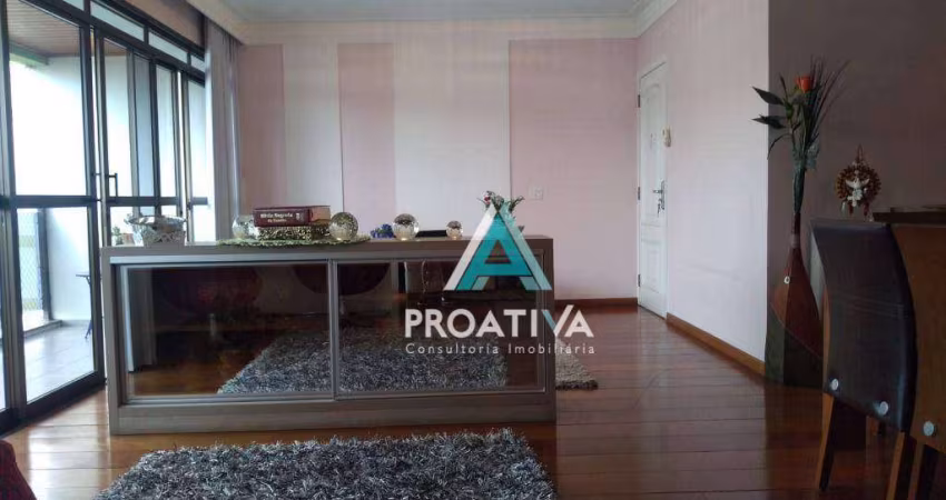 Apartamento com 3 dormitórios à venda, 184 m²- Vila Boa Vista - Santo André/SP