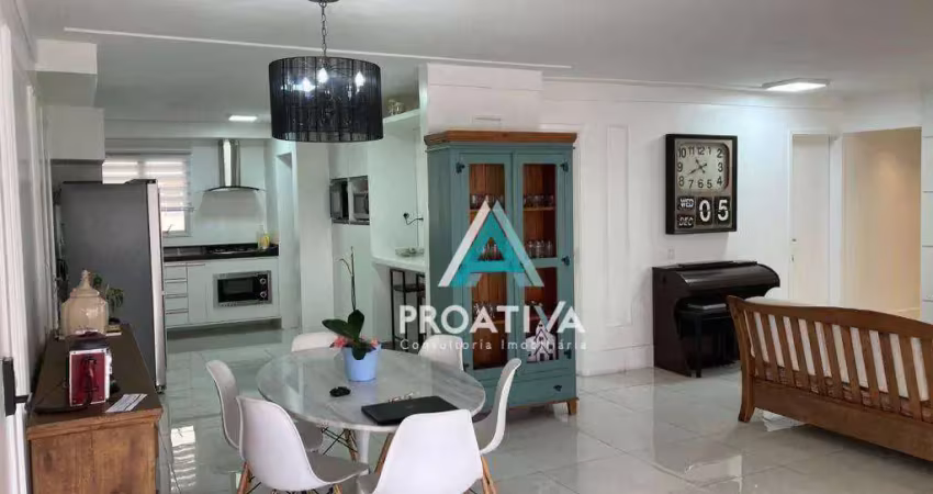 Apartamento com 3 dormitórios à venda, 128 m² por r$ - centro - santo andré/sp