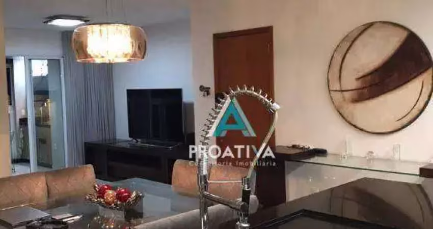 Apartamento com 2 dormitórios à venda, 102 m² - jardim - santo andré/sp