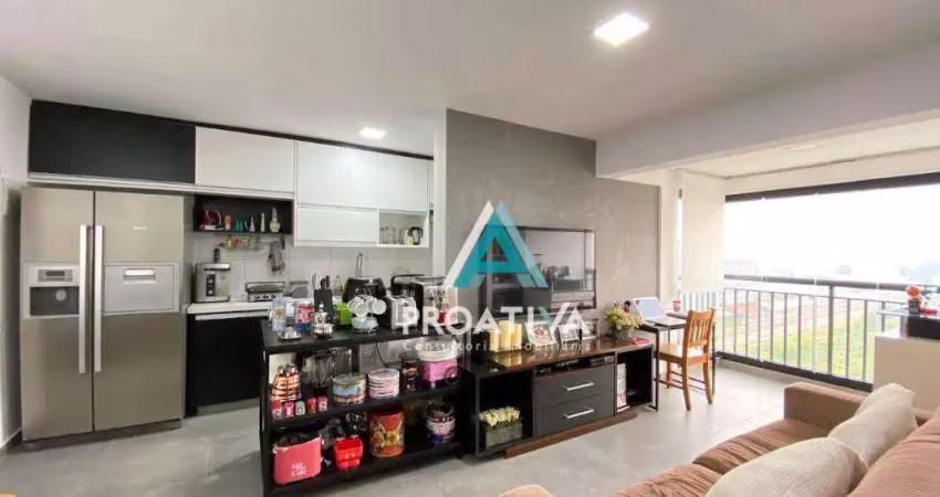 Apartamento com 3 dormitórios à venda, 69 m² - jardim - santo andré/sp