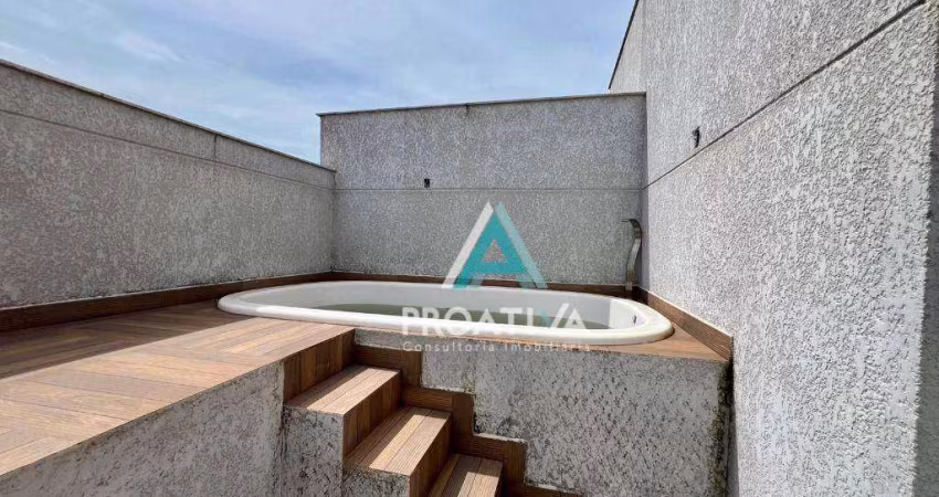 Sobrado com 3 dormitórios à venda, 140 m² por R$ 860.000,00 - Campestre - Santo André/SP