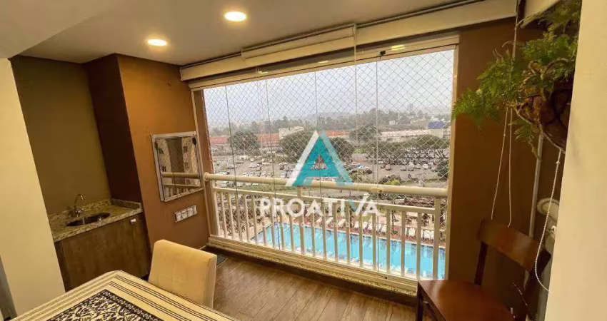 Apartamento com 2 dormitórios à venda, 86 m²  - vila homero thon - santo andré/sp