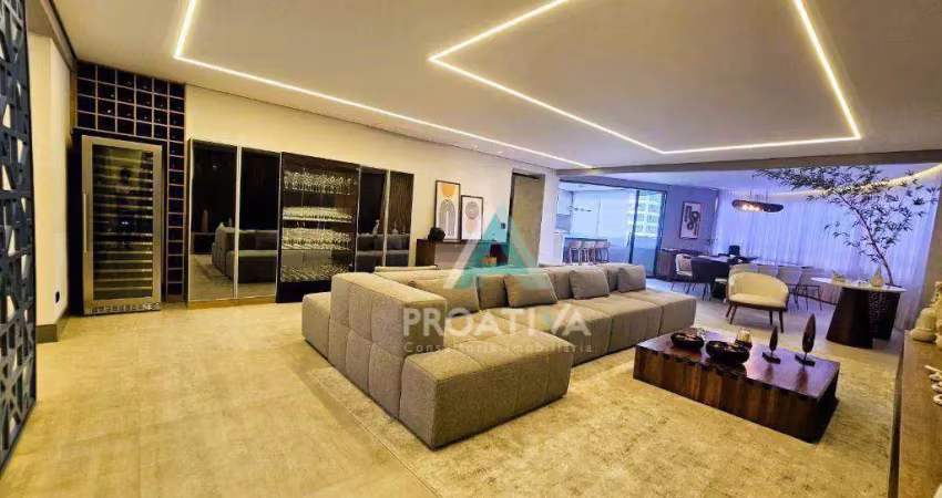 Apartamento com 4 dormitórios à venda, 275 m² por r$ 4.999.000,00 - jardim - santo andré/sp