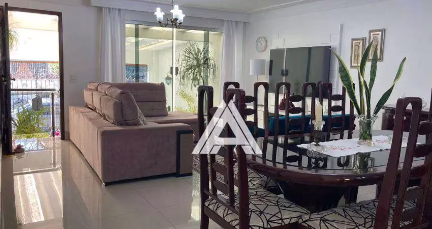 Sobrado com 3 dormitórios para alugar, 169 m² por r$ 3.583,00/mês - vila scarpelli - santo andré/sp