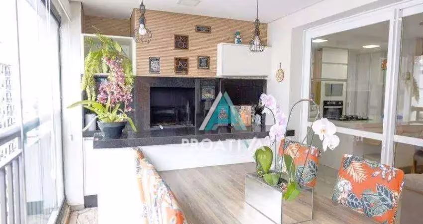 Apartamento à venda, 120 m² por r$ 1.380.000,00 - jardim - santo andré/sp
