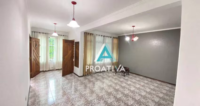 Casa com 3 dormitórios, 270 m² - venda ou aluguel - campestre - santo andré/sp