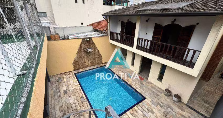 Sobrado com 5 dormitórios à venda, 550 m² por R$ 1.980.000,00 - Campestre - Santo André/SP