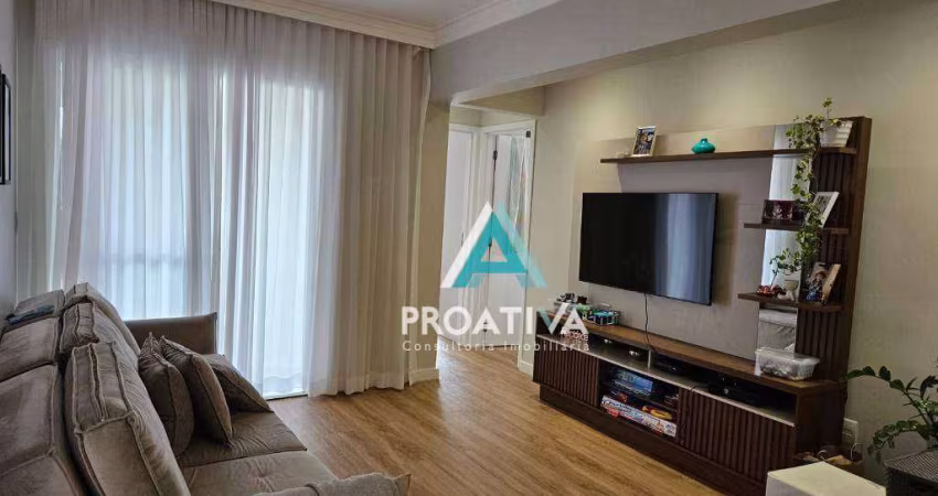 Apartamento com 2 dormitórios à venda, 77 m² - Vila Bastos - Santo André/SP