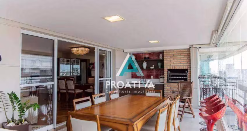 Apartamento com 3 dormitórios à venda, 165 m² por r$ 2.200.000,00 - jardim - santo andré/sp