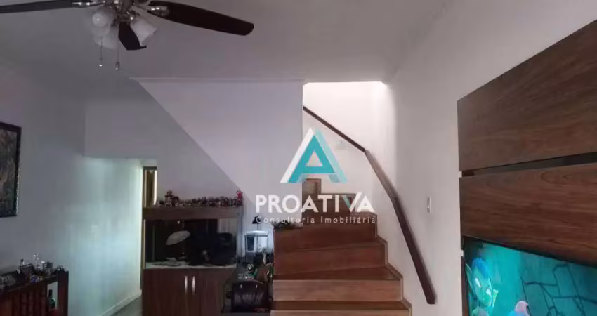 Sobrado com 3 dormitórios à venda, 174 m² - jardim cambuí - santo andré/sp