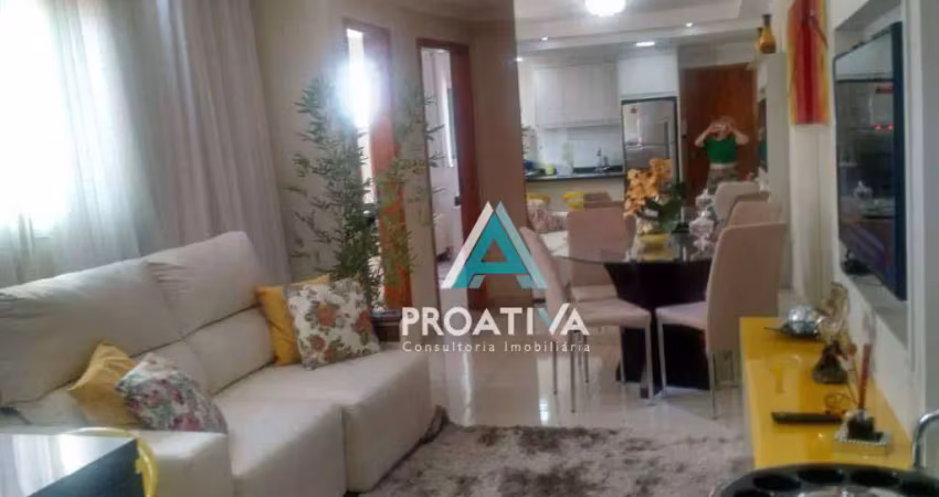 Cobertura com 2 dormitórios à venda, 100 m² - parque das nações - santo andré/sp