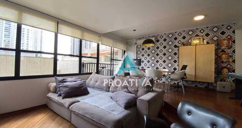 Apartamento com 3 dormitórios à venda, 127 m² por r$ 745.000,00 - campestre - santo andré/sp