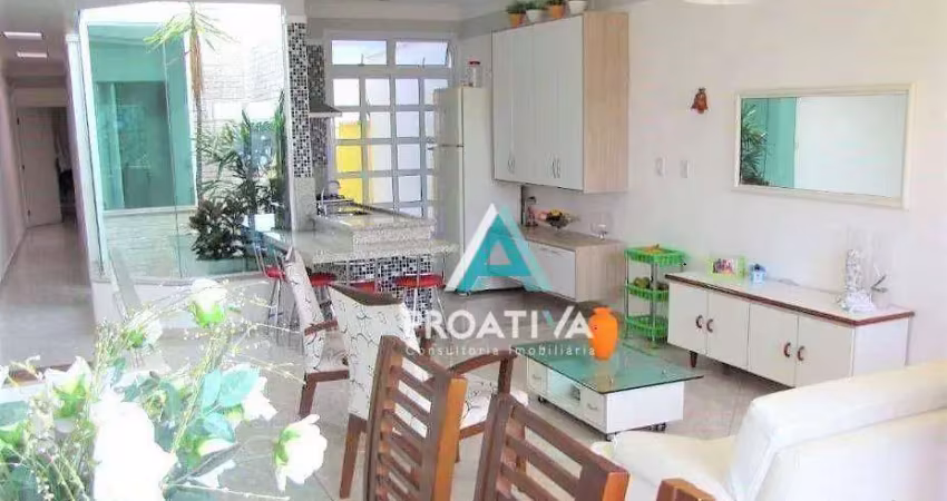 Sobrado com 3 dormitórios à venda, 237 m² por r$ 1.350.000,00 - paraíso - santo andré/sp