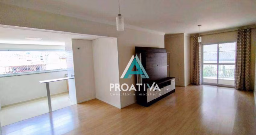Apartamento com 3 dormitórios à venda, 90 m² - Campestre - Santo André/SP