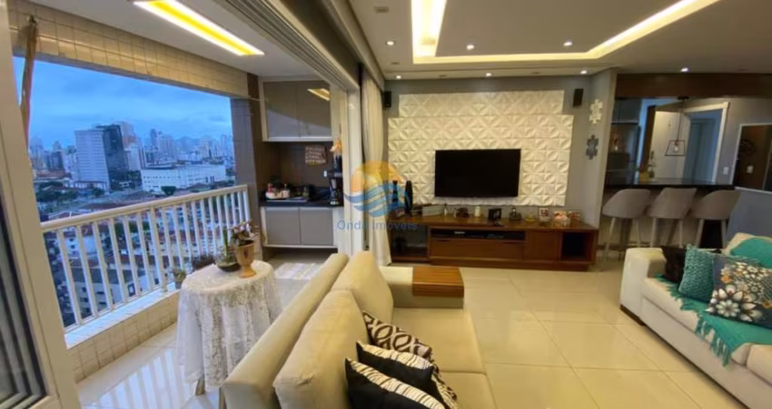 Apartamento com porteira fechada a venda em Santos