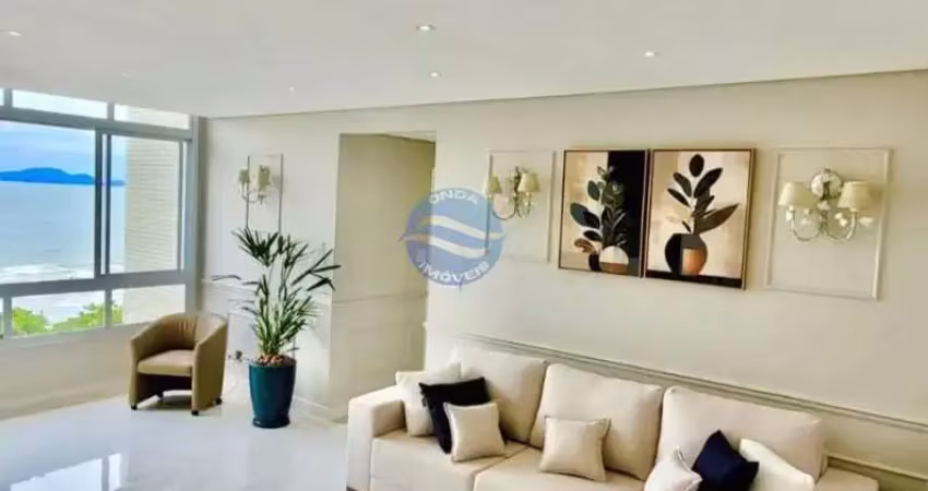 Apartamento para venda na orla de santos com vista mar