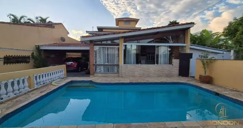 Casa com 6 dormitórios, sendo 6 suítes no tupy em itanhaém / sp