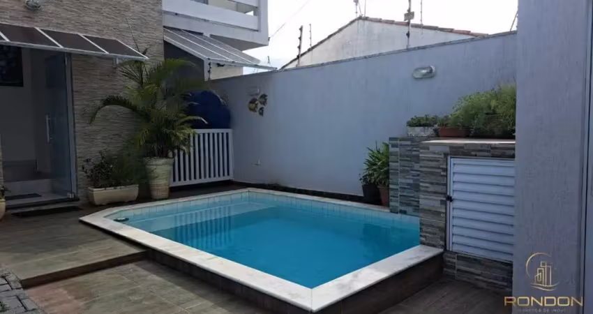 Casa com 2 dormitórios, sendo 1 suíte no paranapuan em itanhaém / sp
