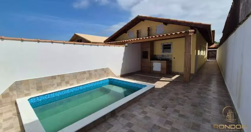 Casa com 2 dormitórios, sendo 1 suíte no cibratel em itanhaém / sp