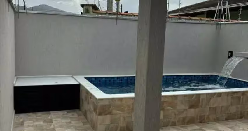 Casa com 2 dormitórios, sendo 1 suíte no jardim magalhães em itanhaém / sp