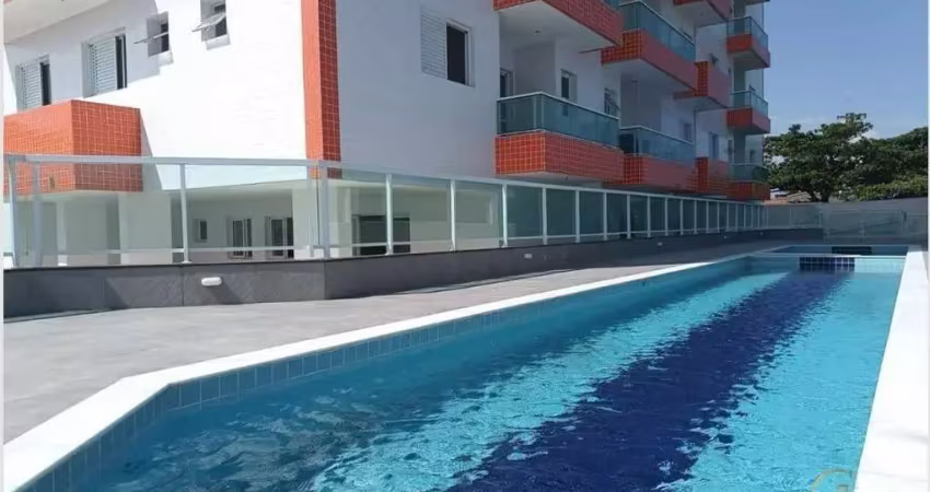 Apartamento com 2 dormitórios, sendo 1 suíte no suarão em itanhaém / sp