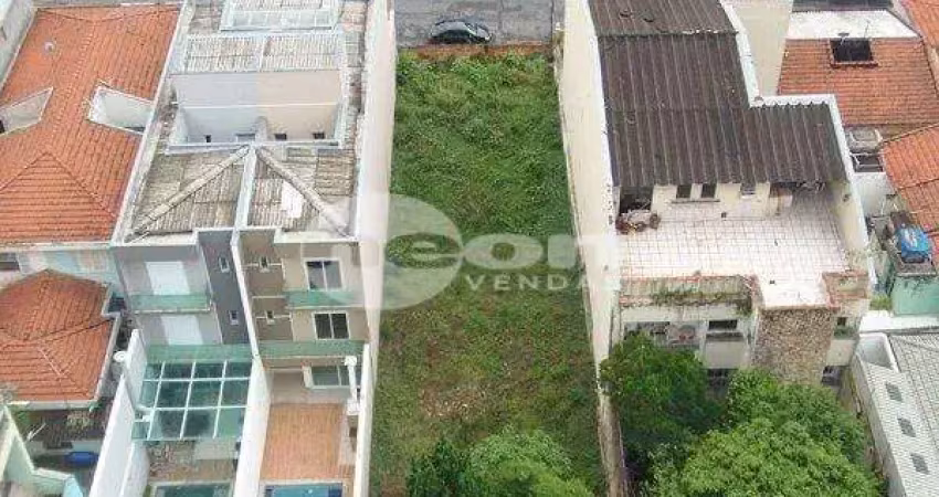 Terreno à venda na Rua das Caneleiras, 839, Jardim, Santo André