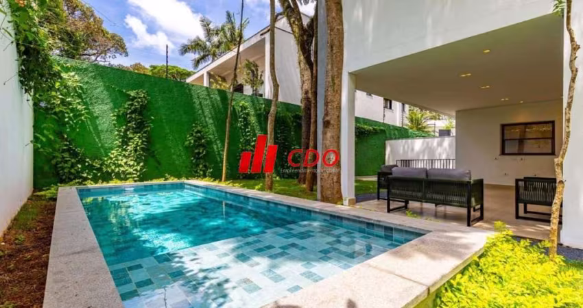 Casa de luxo em condomínio no Alto da Boa Vista: 4 suítes, 4 salas, 6 banheiros, piscina privativa,jardim,4 vagas cobertas, e 650,82m² de área