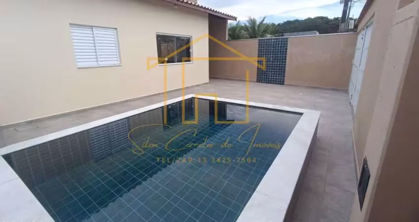 Casa para Venda em Itanhaém, Jardim Cibratel II, 2 dormitórios, 1 suíte, 2 banheiros, 2 vagas