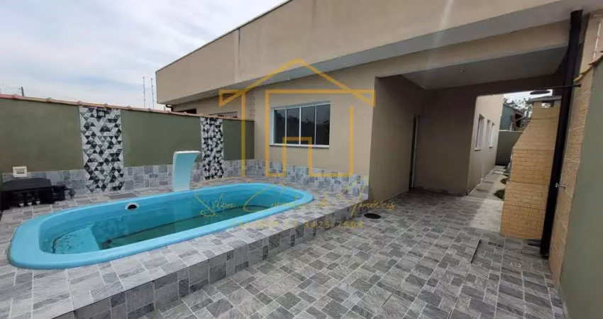 Casa para venda em itanhaém, jardim jamaica, 2 dormitórios, 1 suíte, 2 banheiros, 2 vagas