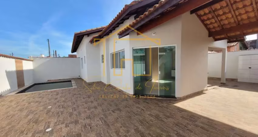 Casa para venda em itanhaém, balneário tupy, 3 dormitórios, 1 suíte, 2 banheiros, 3 vagas